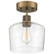 Access Lighting Port Nine Chardonnay, Chardonnay LED SemiFlush, Antique Brushed Brass Finish, Seeded Glass 63147LEDDLP-ABB/SDG - alternate 2